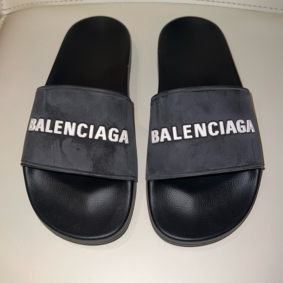 Balenciaga Logo sport slides - Picture 1 of 3